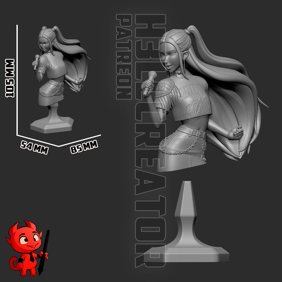 Mira | 3D Printed Resin Model | Unpainted or Hand-Painted