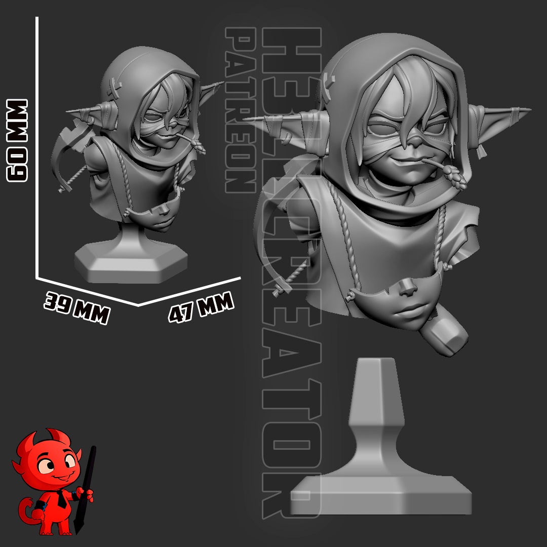 Nott | 3D Printed Resin Model | Unpainted or Hand-Painted