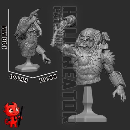 Predator | 3D Printed Resin Model | Unpainted or Hand-Painted