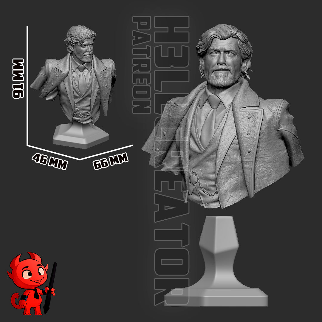Renoir | 3D Printed Resin Model | Unpainted or Hand-Painted