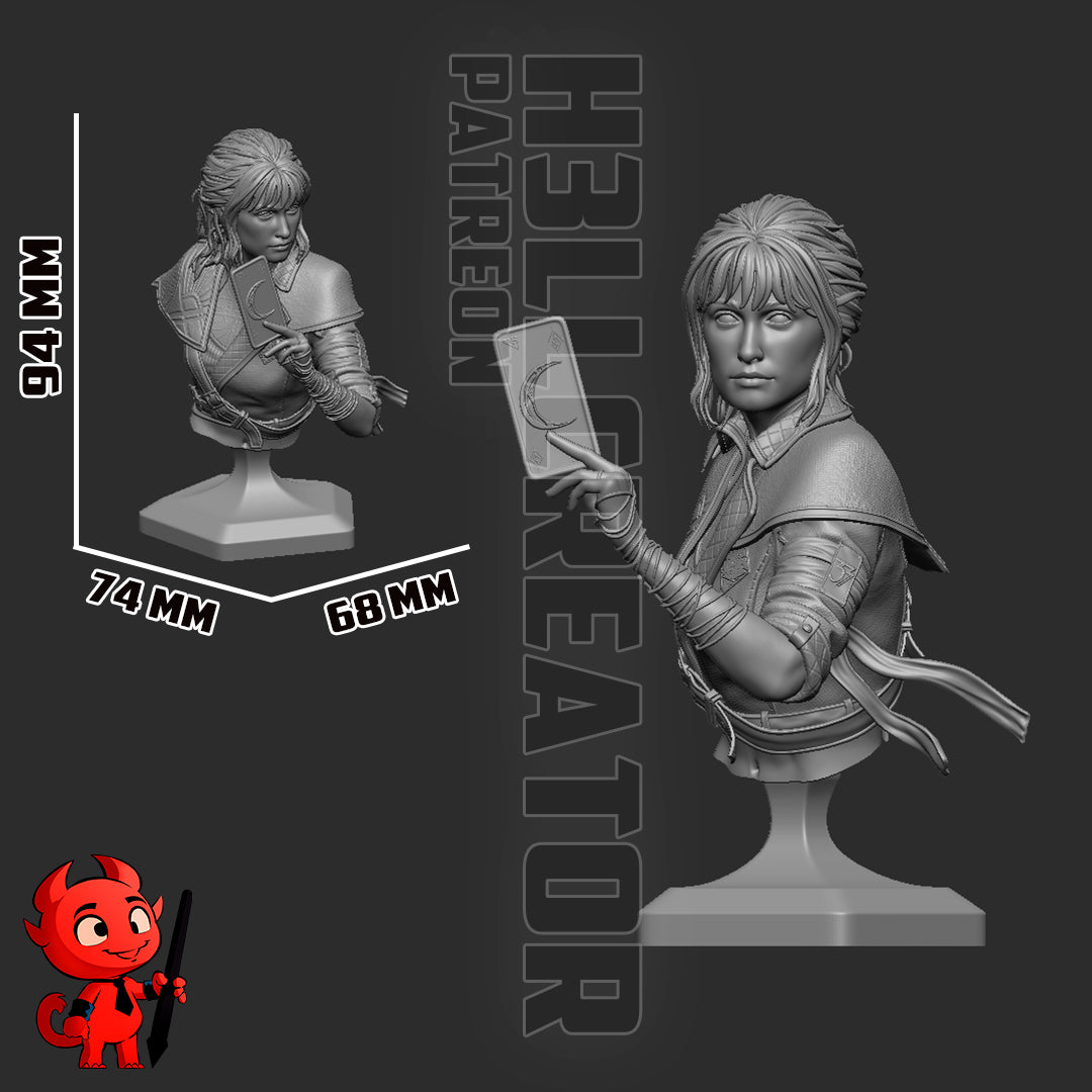 Sciel | 3D Printed Resin Model | Unpainted or Hand-Painted