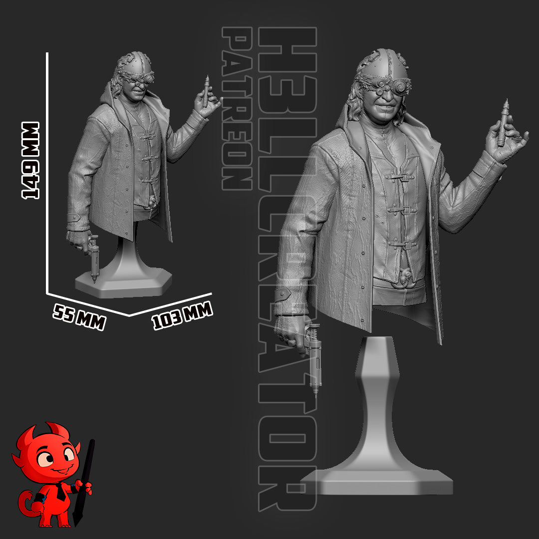 Victor Gideon | 3D Printed Resin Model | Unpainted or Hand-Painted