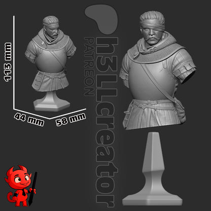 Jan Zizka | 3D Printed Resin Model | Unpainted or Hand-Painted