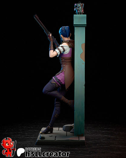 Caitlyn | 3D Printed Resin Model | Unpainted or Hand-Painted
