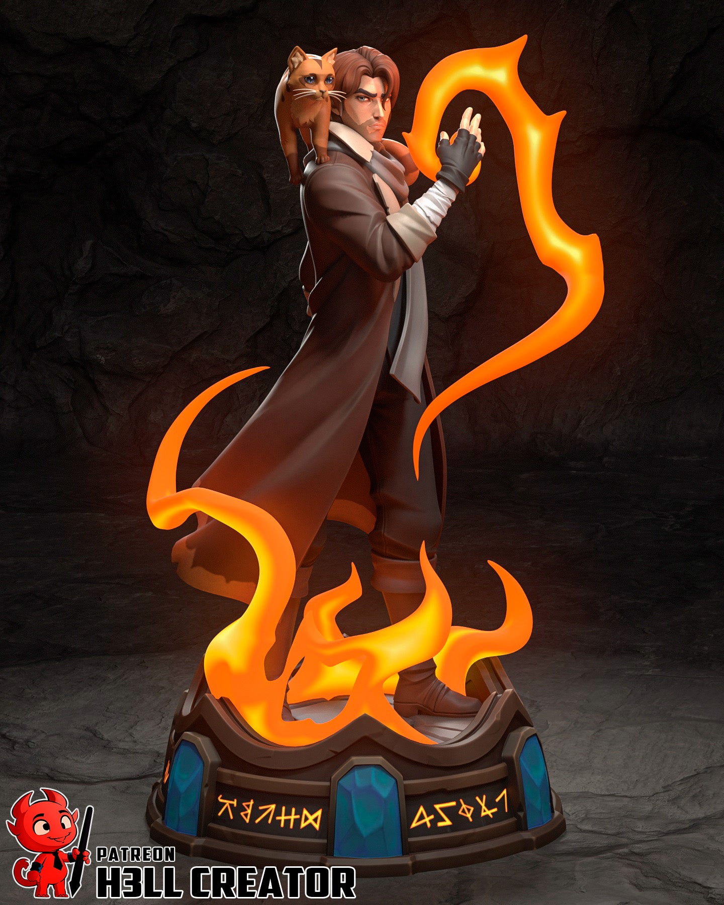 Caleb Widogast | 3D Printed Resin Model | Unpainted or Hand-Painted