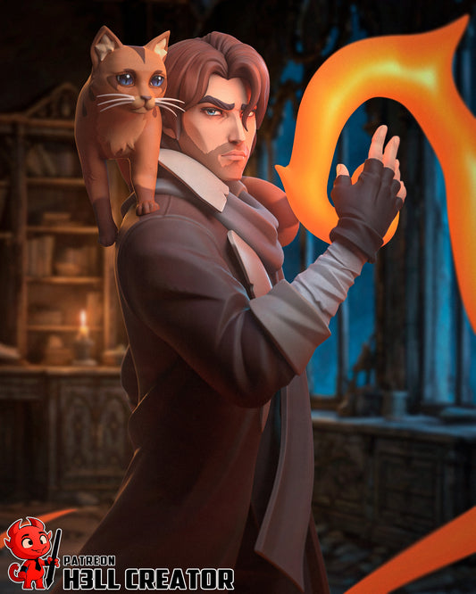 Caleb Widogast | 3D Printed Resin Model | Unpainted or Hand-Painted