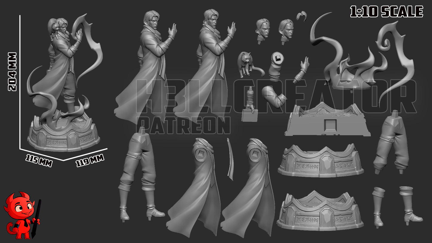 Caleb Widogast | 3D Printed Resin Model | Unpainted or Hand-Painted