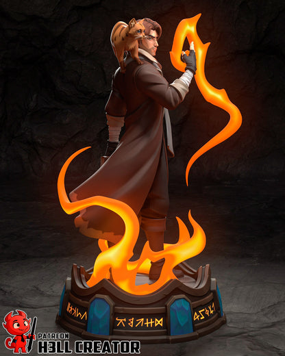 Caleb Widogast | 3D Printed Resin Model | Unpainted or Hand-Painted