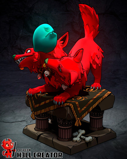 Cerberus | 3D Printed Resin Model | Unpainted or Hand-Painted