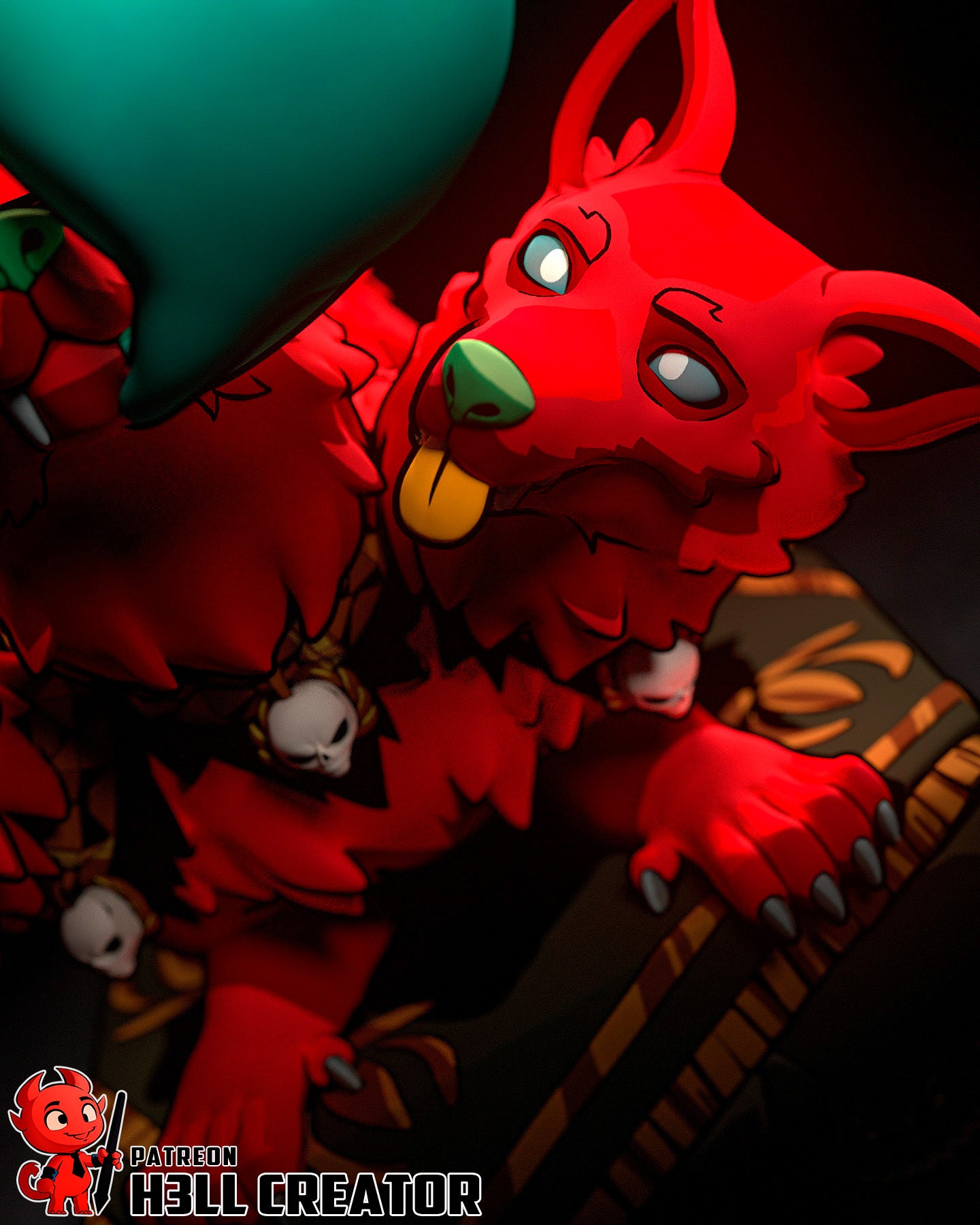 Cerberus | 3D Printed Resin Model | Unpainted or Hand-Painted