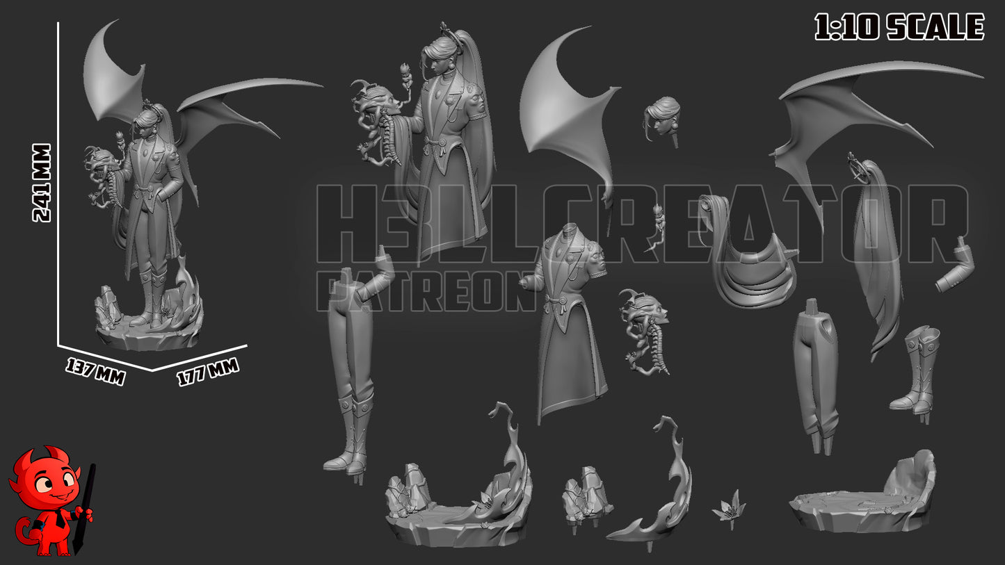 Chaos | 3D Printed Resin Model | Unpainted or Hand-Painted