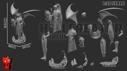 Chaos | 3D Printed Resin Model | Unpainted or Hand-Painted