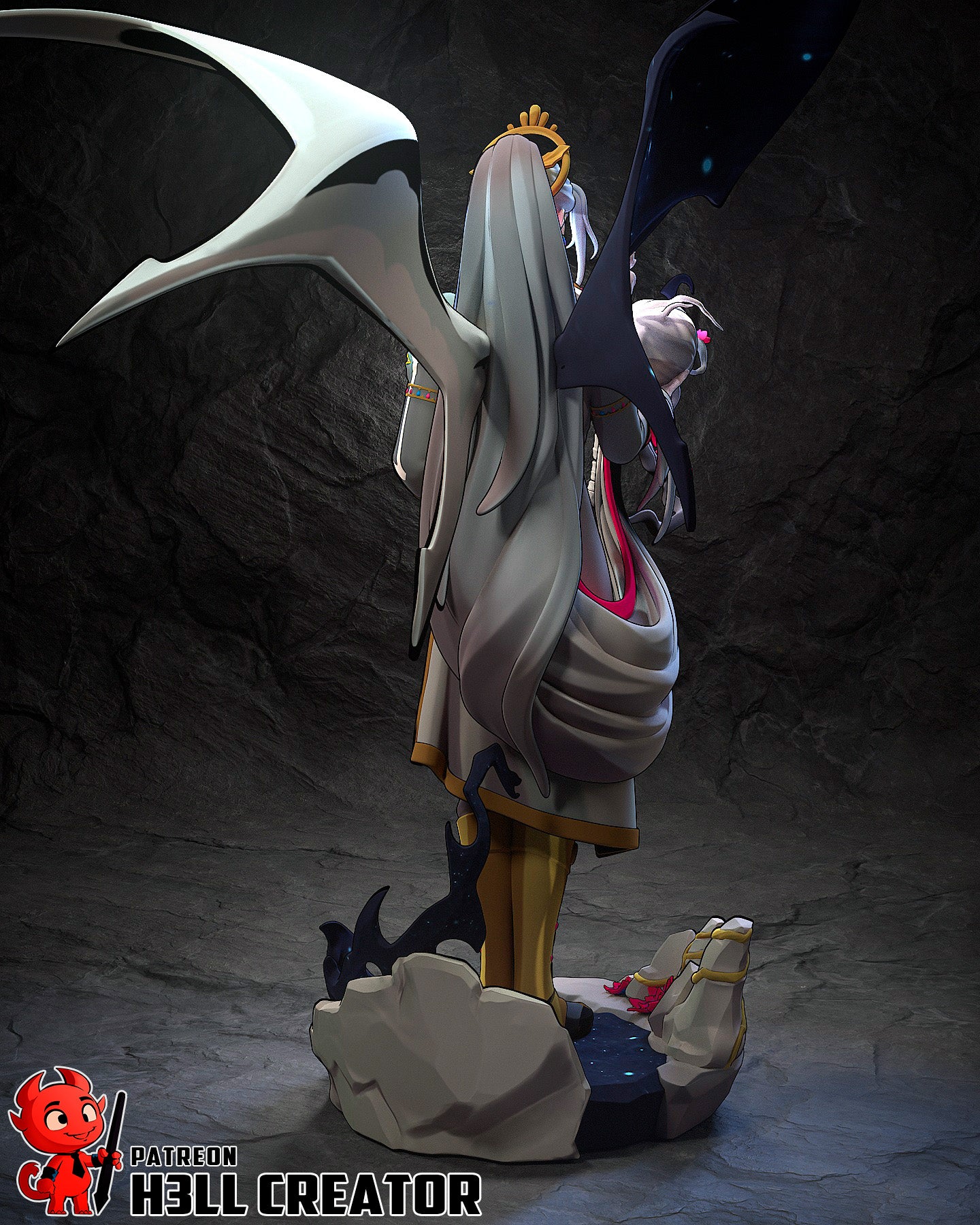 Chaos | 3D Printed Resin Model | Unpainted or Hand-Painted