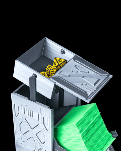 Core Decay Deck Box  | 3D Printed TCG Storage | Gothic Cyberpunk style