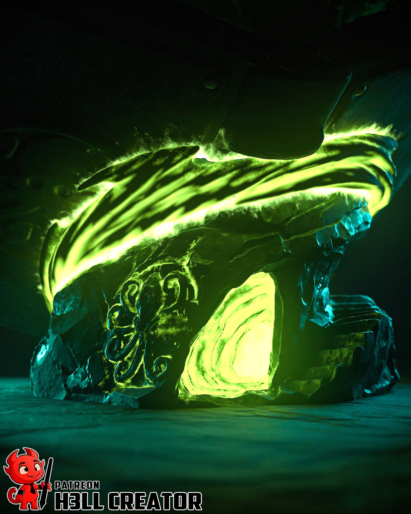 Cthulhu | 3D Printed Resin Model | Unpainted or Hand-Painted