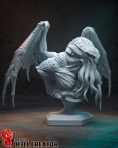 Cthulhu | 3D Printed Resin Model | Unpainted or Hand-Painted