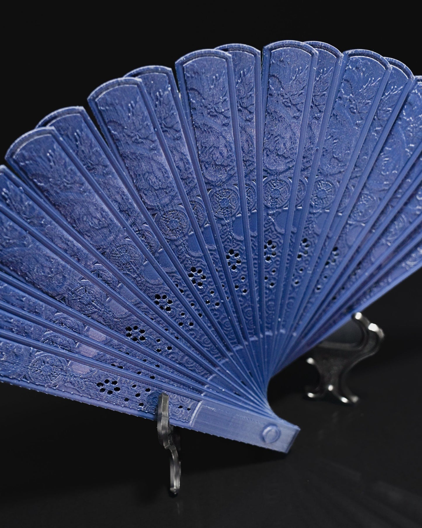 Zhe Shan Hand Fan - 3d printed