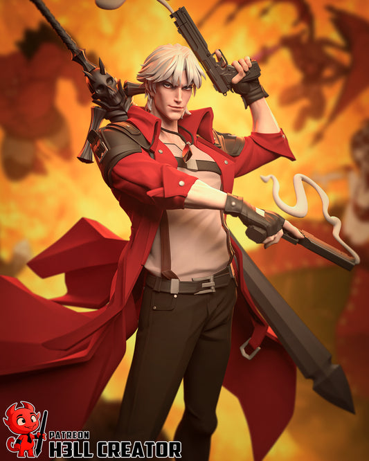 Dante | 3D Printed Resin Model | Unpainted or Hand-Painted