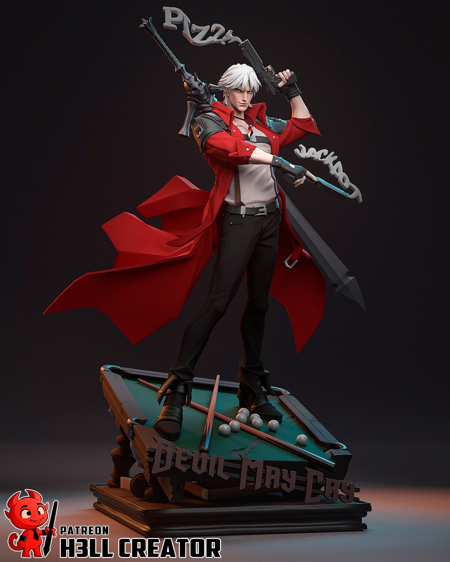 Dante | 3D Printed Resin Model | Unpainted or Hand-Painted