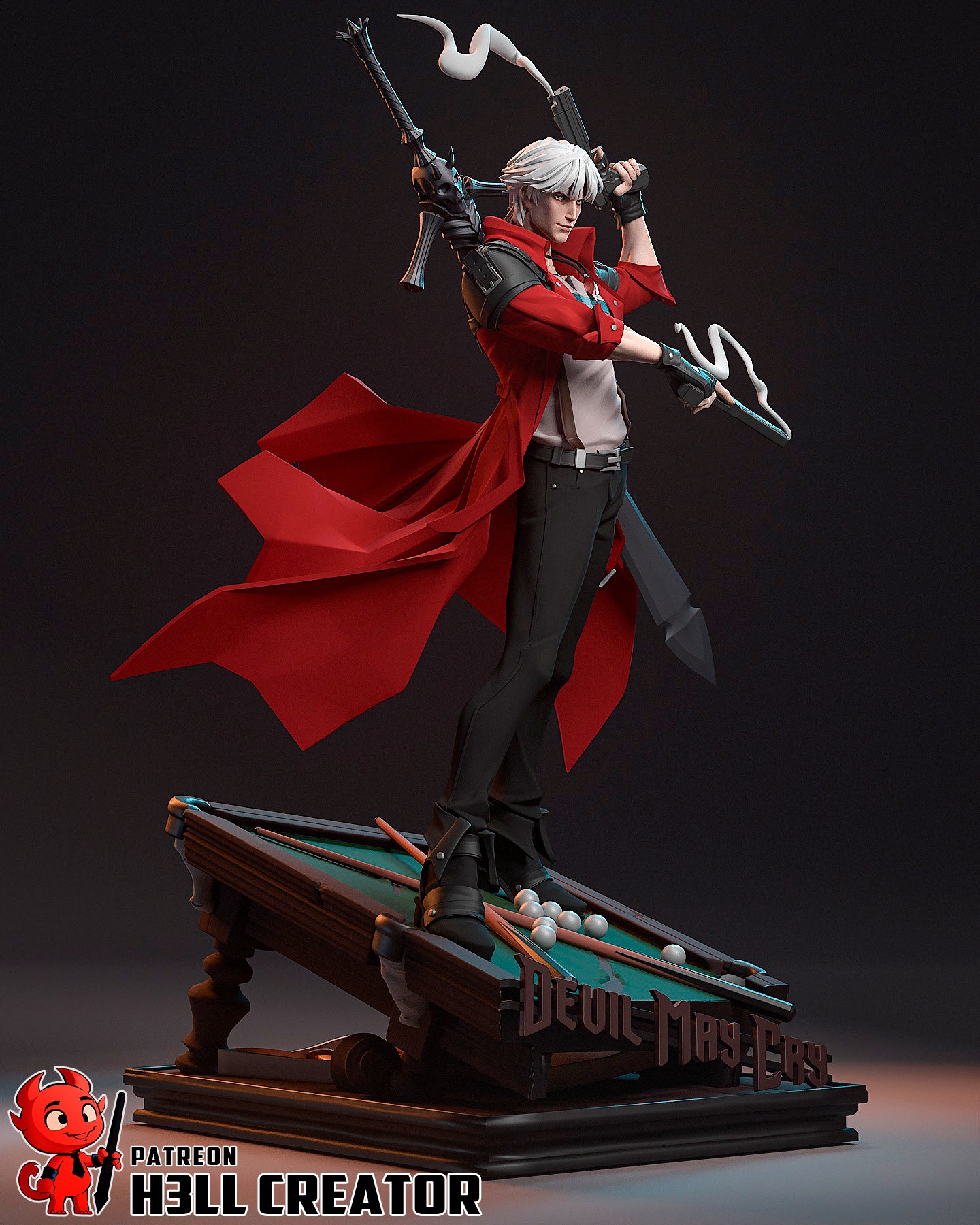 Dante | 3D Printed Resin Model | Unpainted or Hand-Painted
