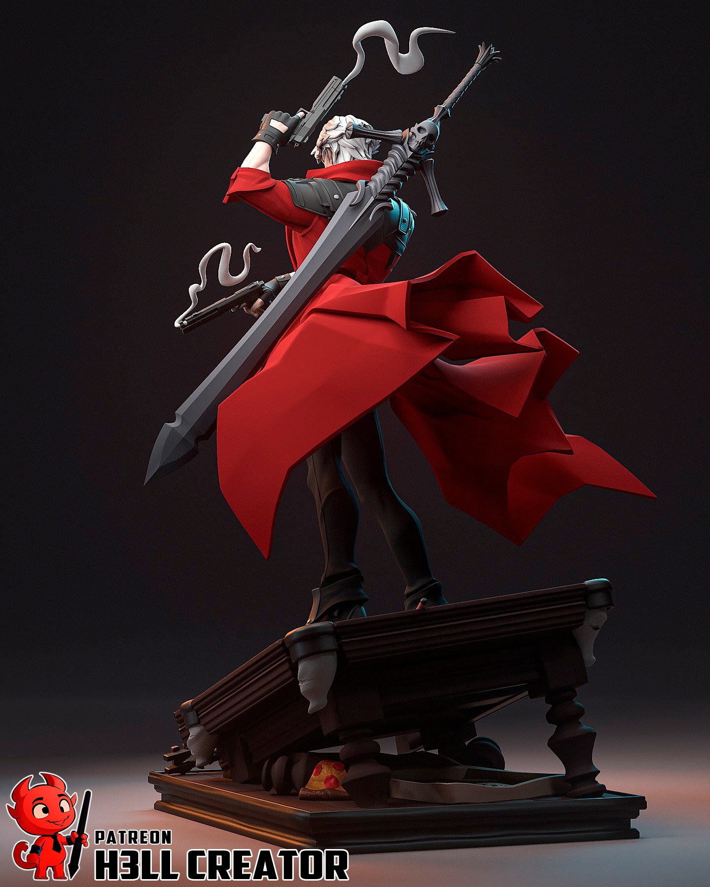 Dante | 3D Printed Resin Model | Unpainted or Hand-Painted
