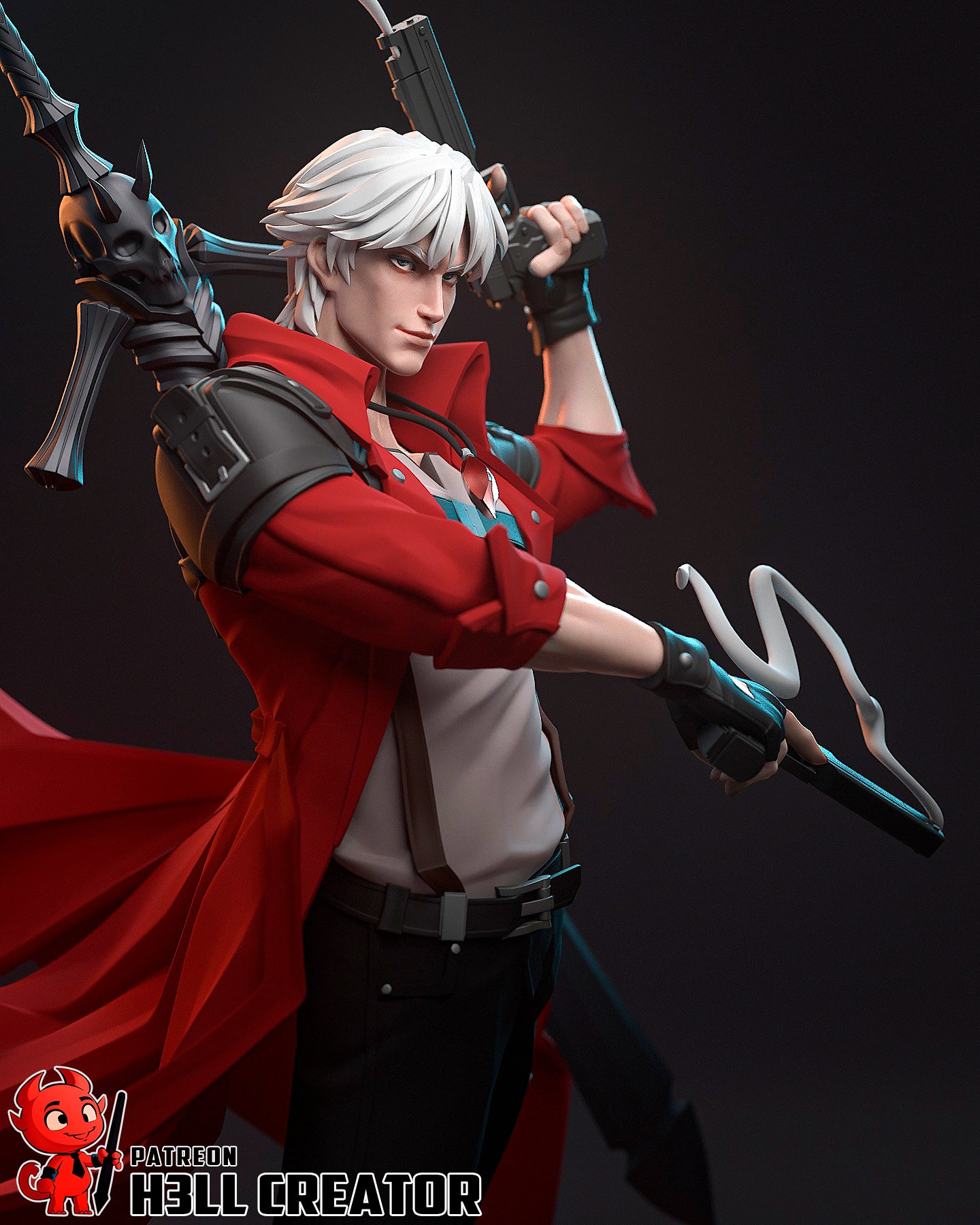 Dante | 3D Printed Resin Model | Unpainted or Hand-Painted