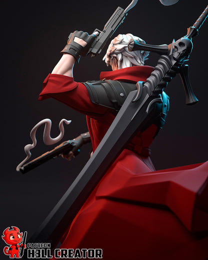 Dante | 3D Printed Resin Model | Unpainted or Hand-Painted