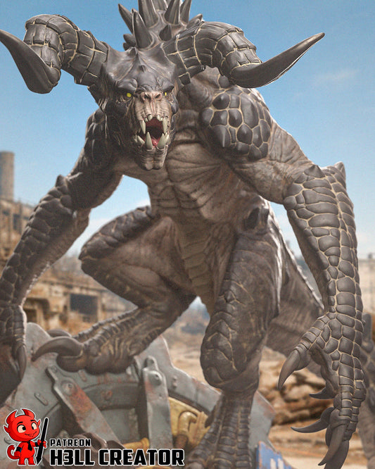 Deathclaw | 3D Printed Resin Model | Unpainted or Hand-Painted
