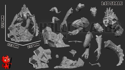 Deathclaw | 3D Printed Resin Model | Unpainted or Hand-Painted