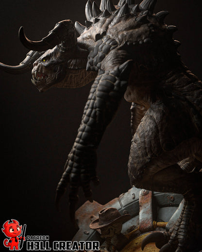 Deathclaw | 3D Printed Resin Model | Unpainted or Hand-Painted
