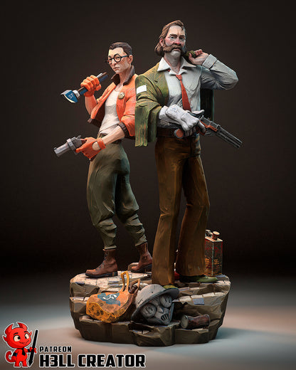 Disco Elysium | 3D Printed Resin Model | Unpainted or Hand-Painted