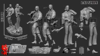 Disco Elysium | 3D Printed Resin Model | Unpainted or Hand-Painted