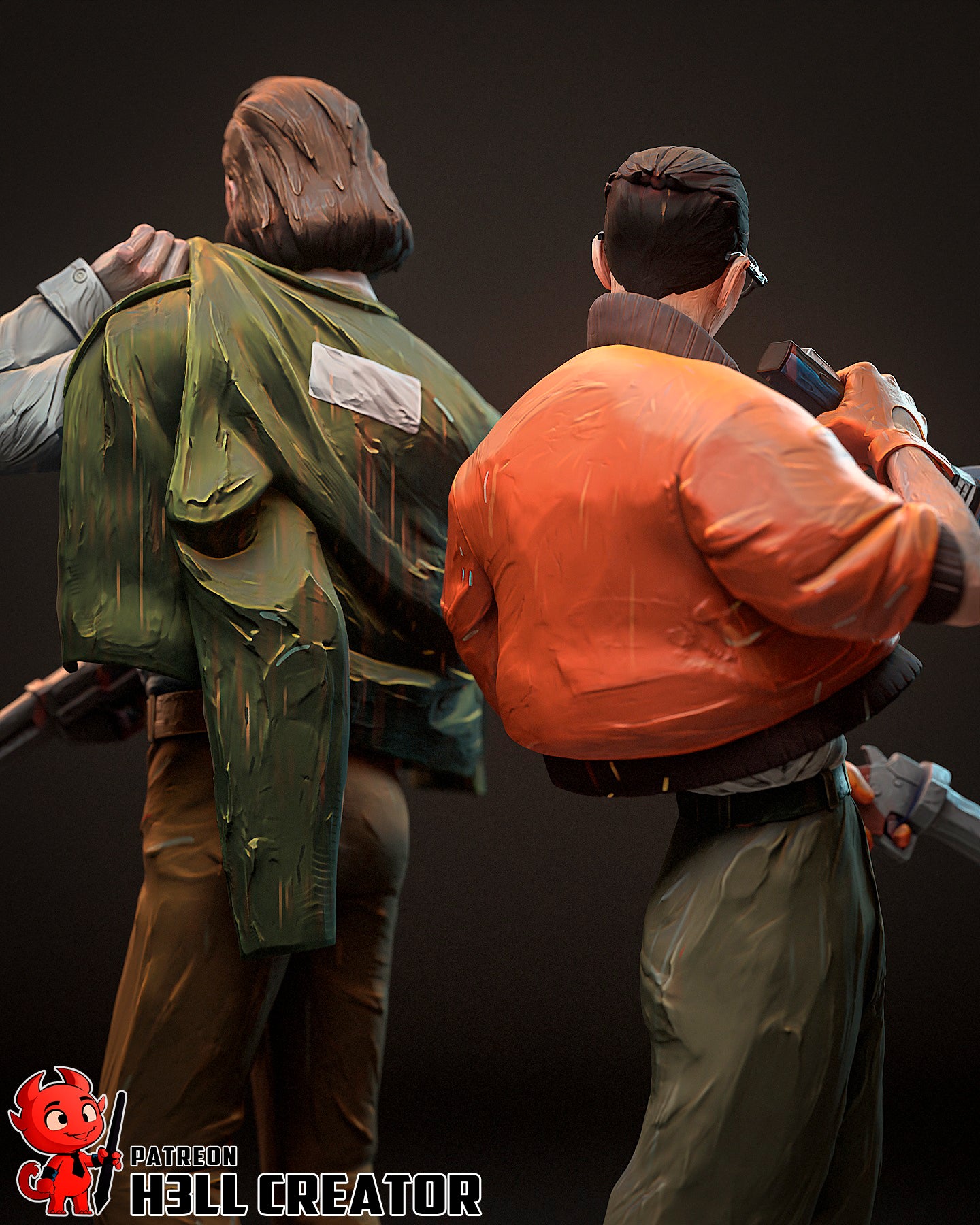 Disco Elysium | 3D Printed Resin Model | Unpainted or Hand-Painted