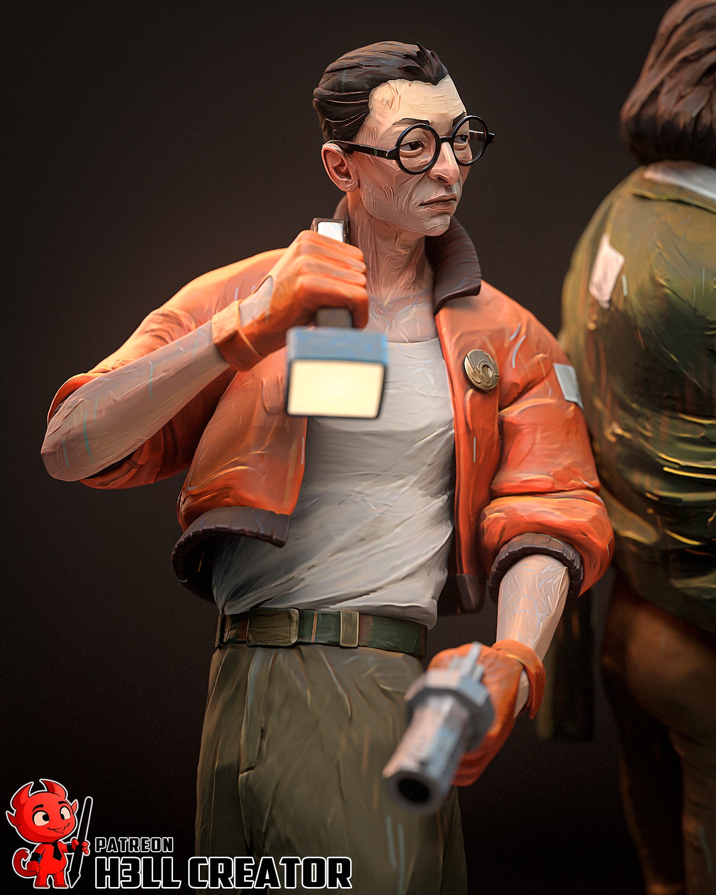 Disco Elysium | 3D Printed Resin Model | Unpainted or Hand-Painted