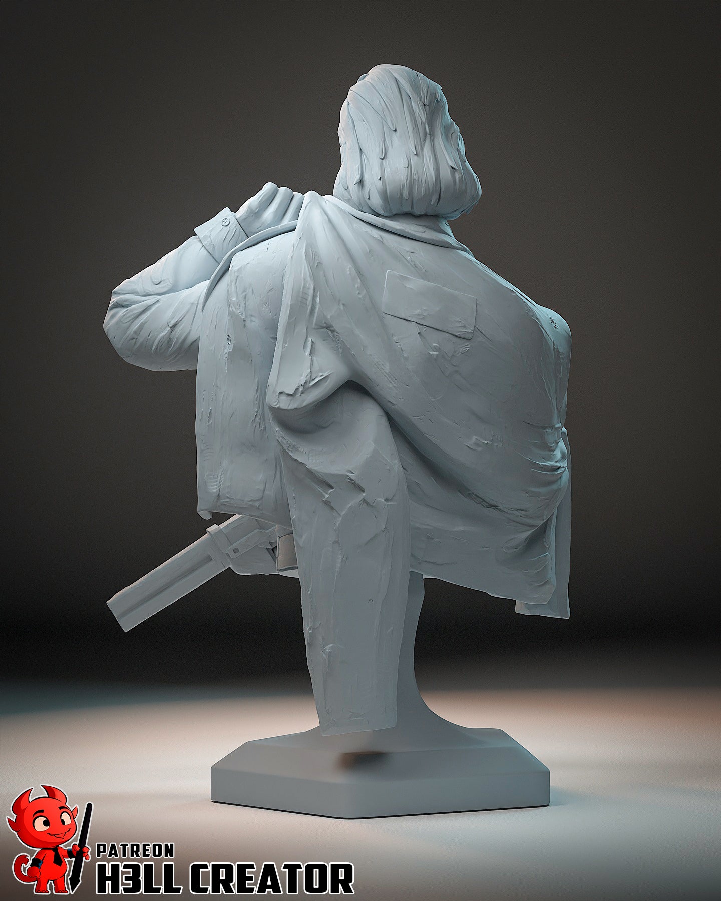 Disco Elysium | 3D Printed Resin Model | Unpainted or Hand-Painted
