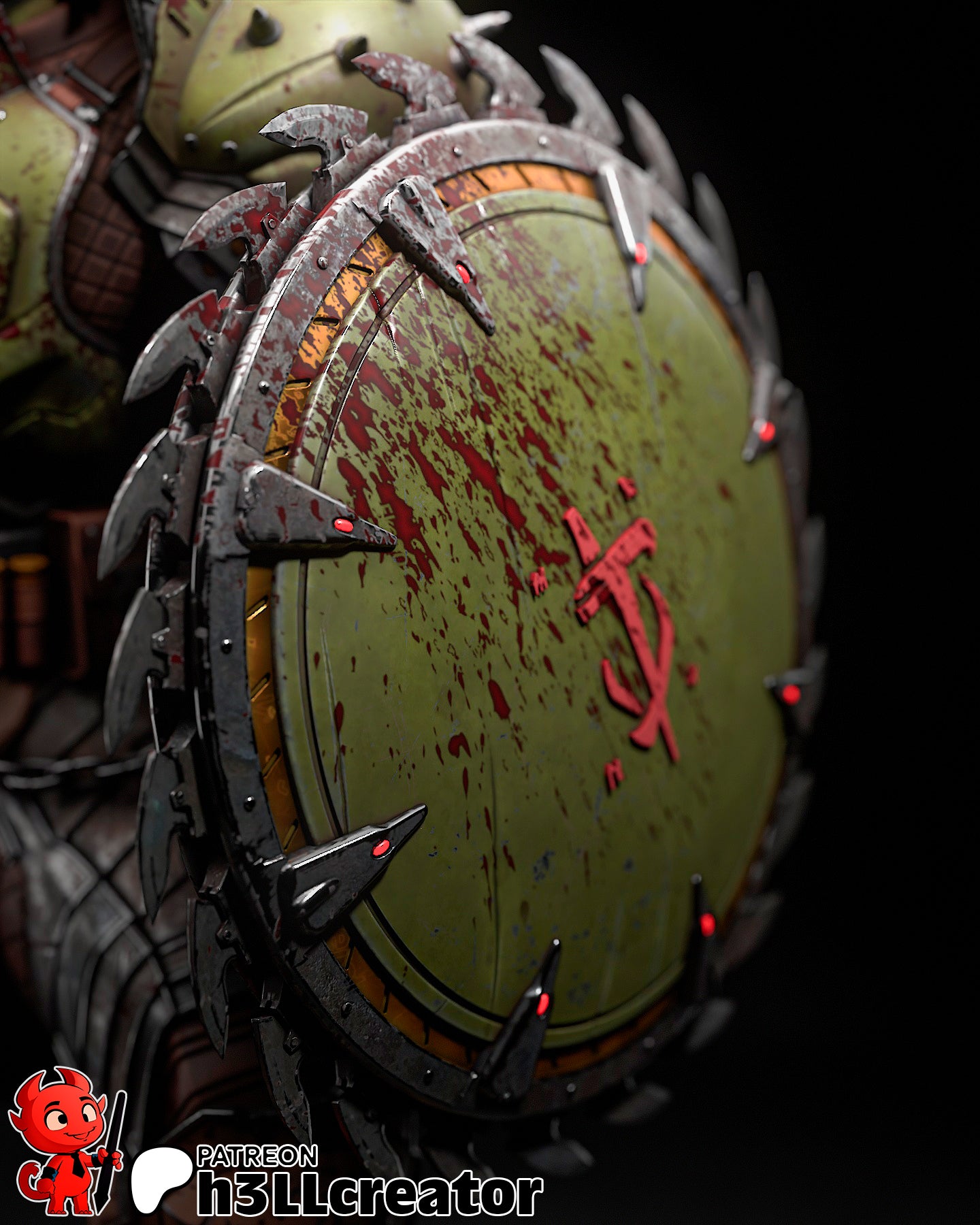 Doom Guy | 3D Printed Resin Model | Unpainted or Hand-Painted