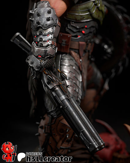 Doom Guy | 3D Printed Resin Model | Unpainted or Hand-Painted