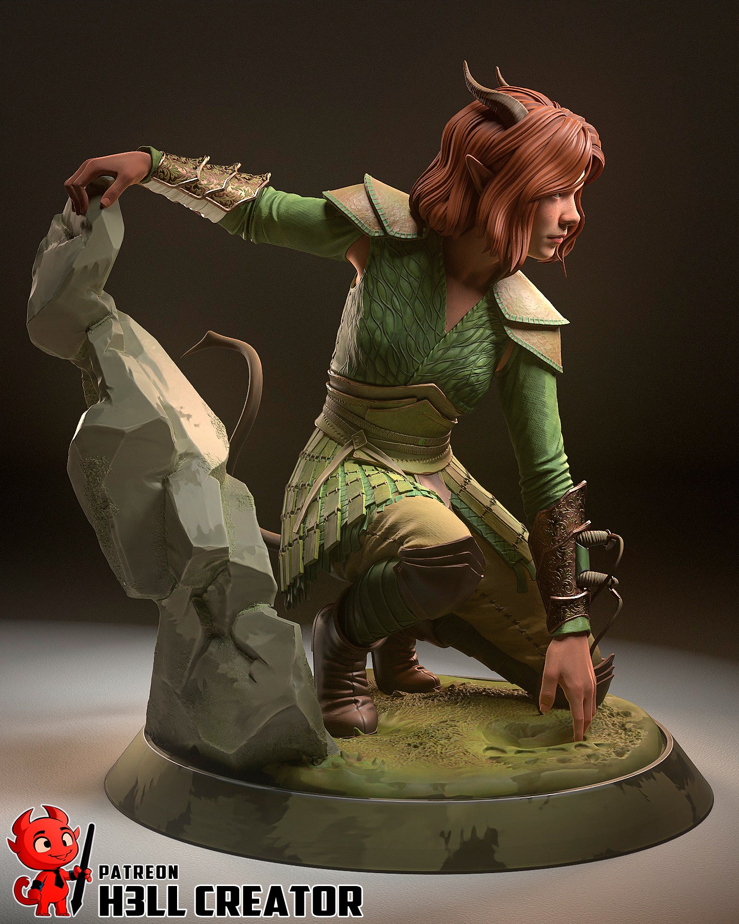 Doric | 3D Printed Resin Model | Unpainted or Hand-Painted