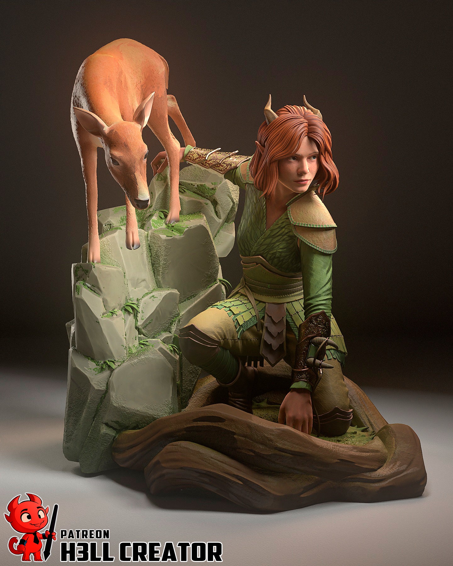 Doric | 3D Printed Resin Model | Unpainted or Hand-Painted