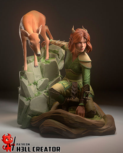 Doric | 3D Printed Resin Model | Unpainted or Hand-Painted
