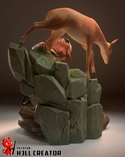 Doric | 3D Printed Resin Model | Unpainted or Hand-Painted