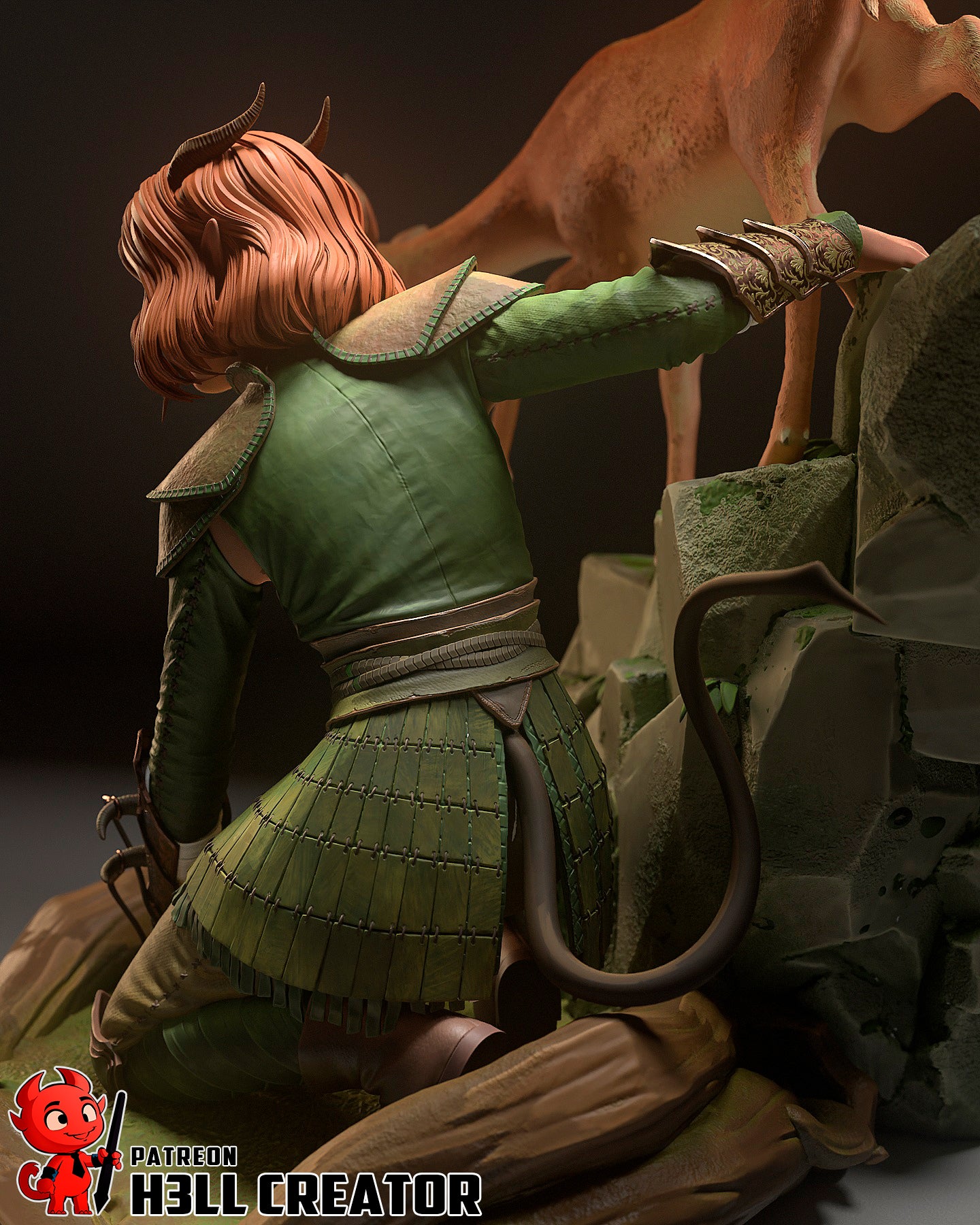 Doric | 3D Printed Resin Model | Unpainted or Hand-Painted