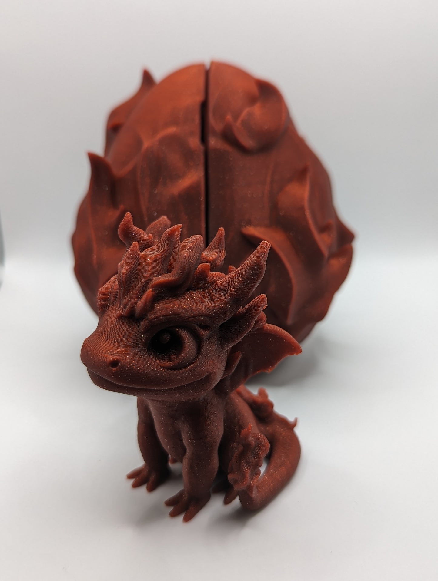 3D Printed Dragon Eggs with Baby Dragons inside!