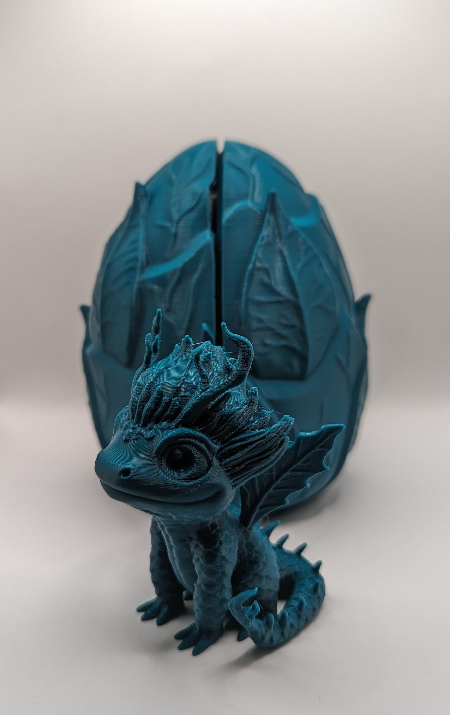 3D Printed Dragon Eggs with Baby Dragons inside!