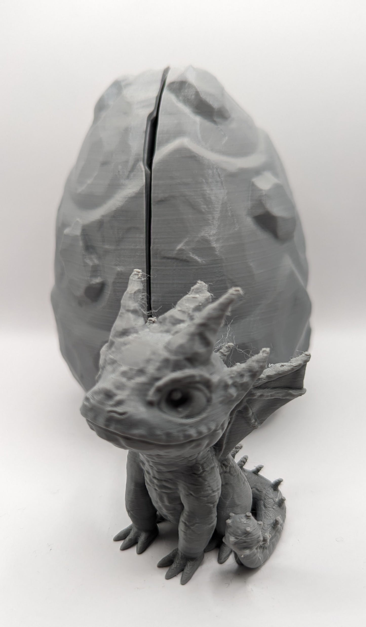 3D Printed Dragon Eggs with Baby Dragons inside!