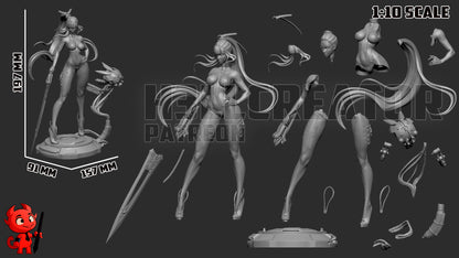 EVE | 3D Printed Resin Model | Unpainted or Hand-Painted