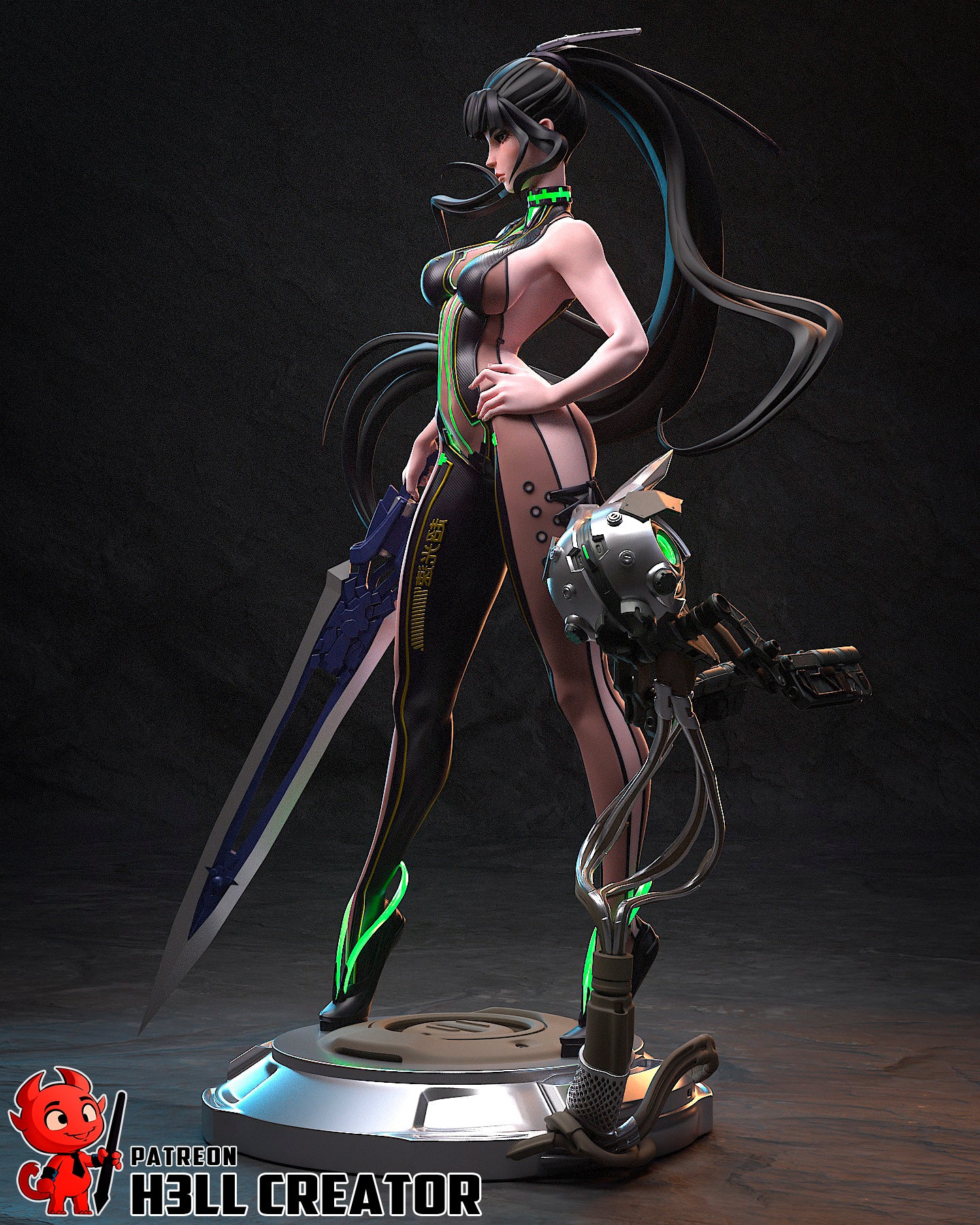 EVE | 3D Printed Resin Model | Unpainted or Hand-Painted
