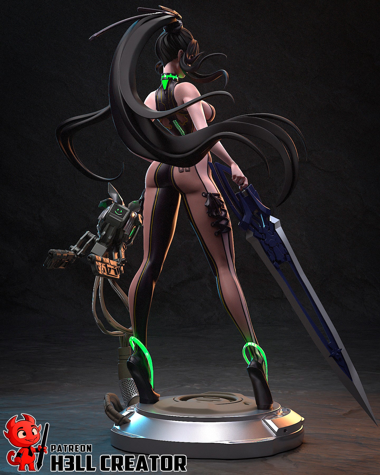 EVE | 3D Printed Resin Model | Unpainted or Hand-Painted