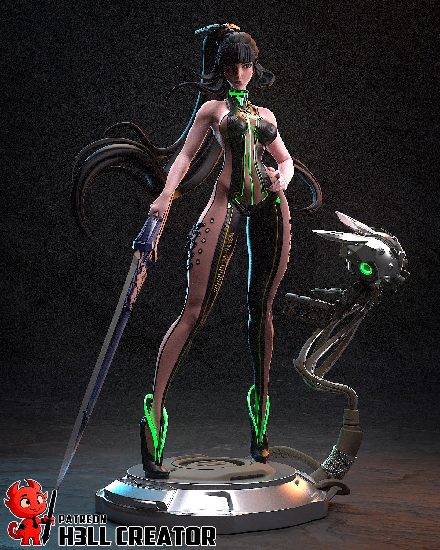 EVE | 3D Printed Resin Model | Unpainted or Hand-Painted