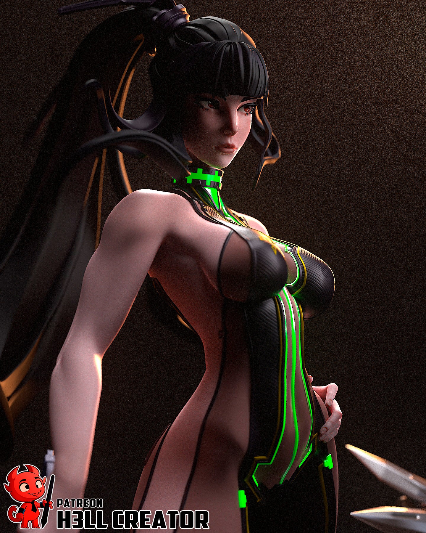EVE | 3D Printed Resin Model | Unpainted or Hand-Painted